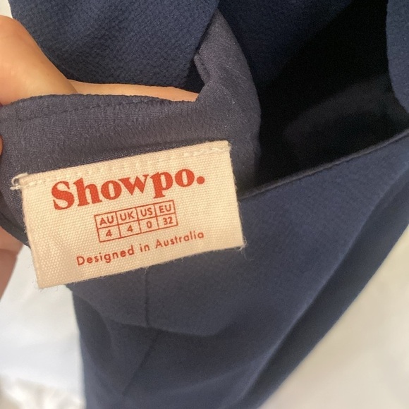 Showpo More than this midi dress in navy blue sz 0 - Picture 10 of 10
